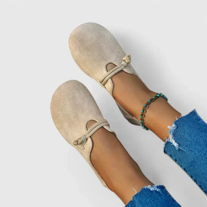 Women's Casual Round Toe Flats | Slip-On