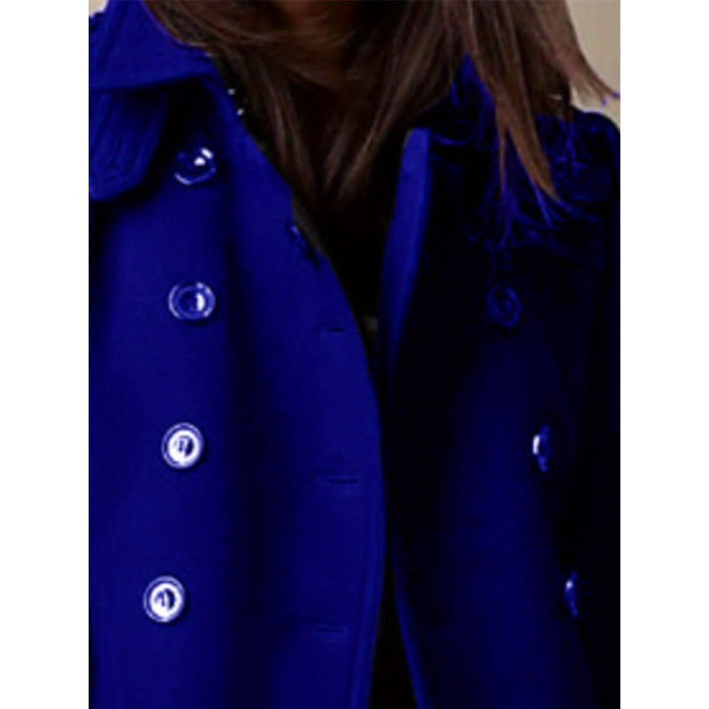 Double Breasted Coat for Women - Erika