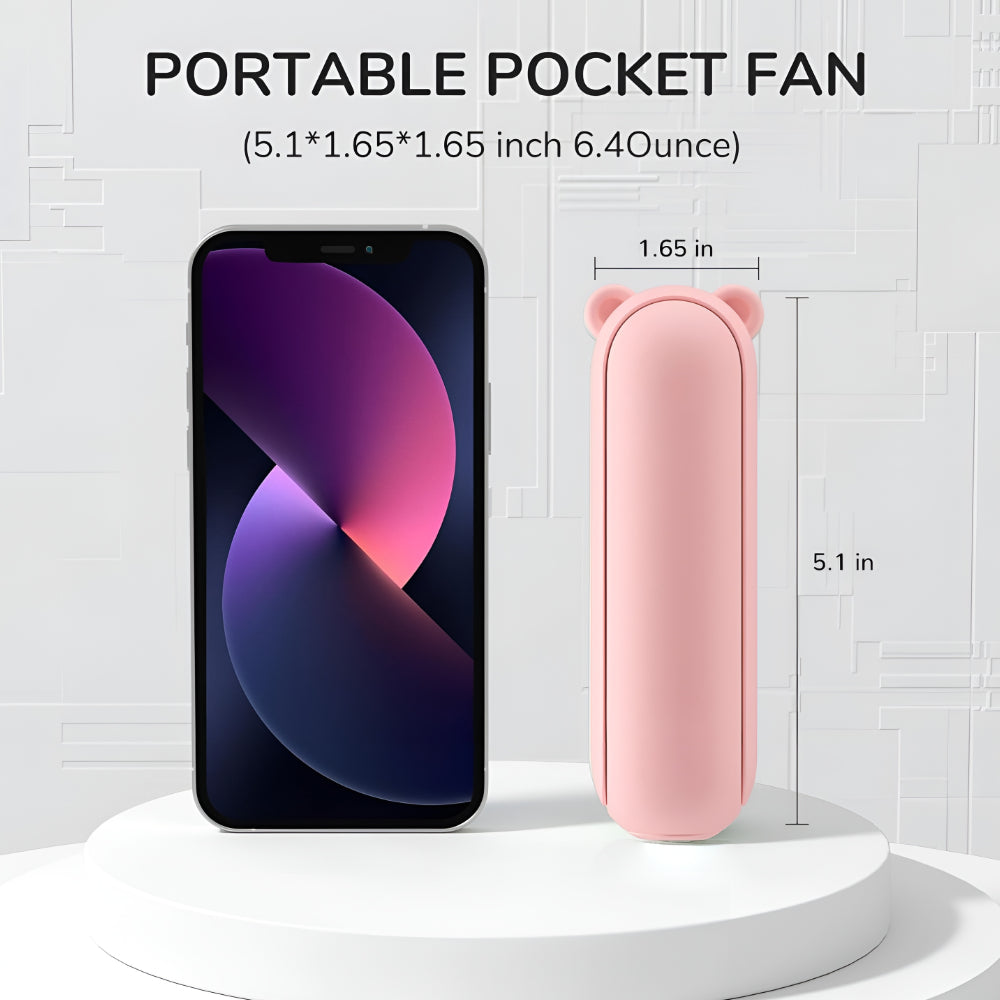 Portable USB Rechargeable Pocket Cooling Fan