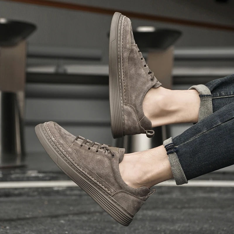 Men’s Casual Low-Top Walking Sneakers | Platform Sole