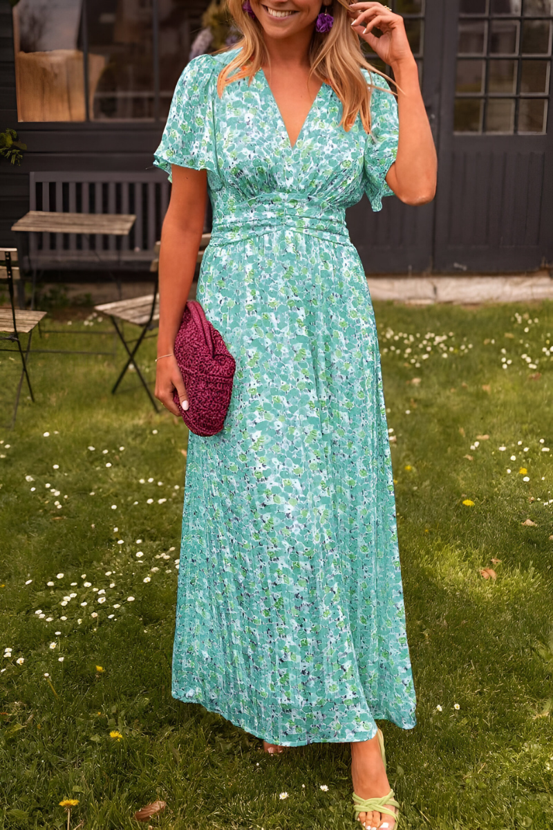 Floral Pattern Maxi Dress for Women | Summer Style