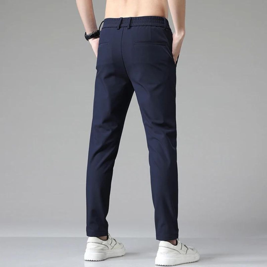 Men's Slim Fit Chino Pants for Business Casual Wear