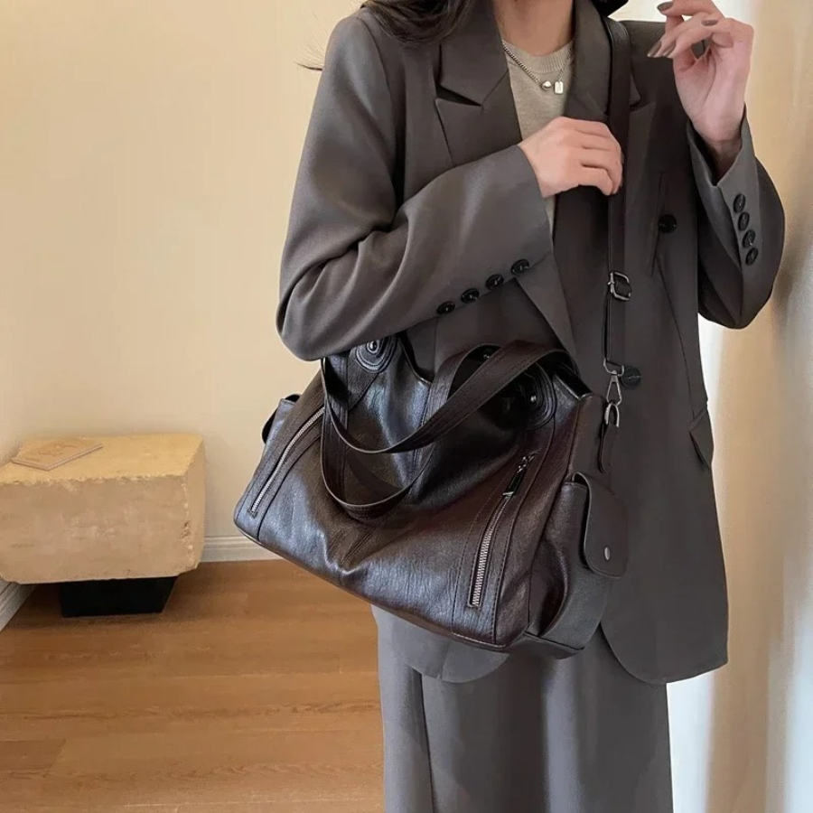 Large Women's Tote Bag with Optional Shoulder Strap