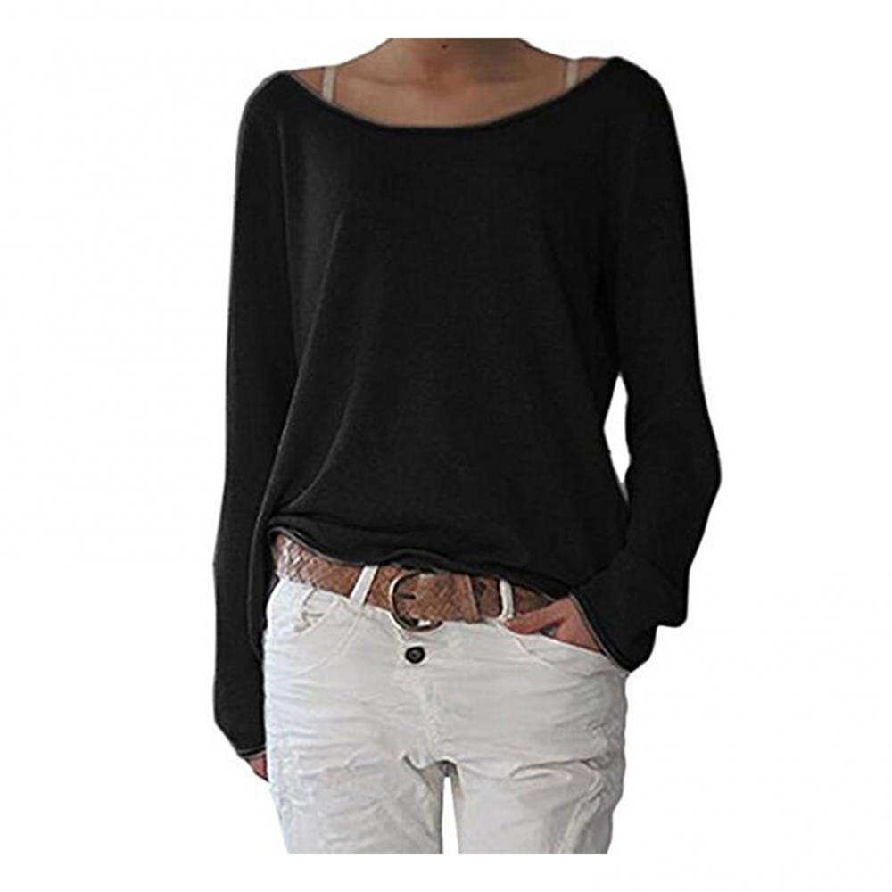 Women’s Casual Long Sleeve Top | Scoop Neck