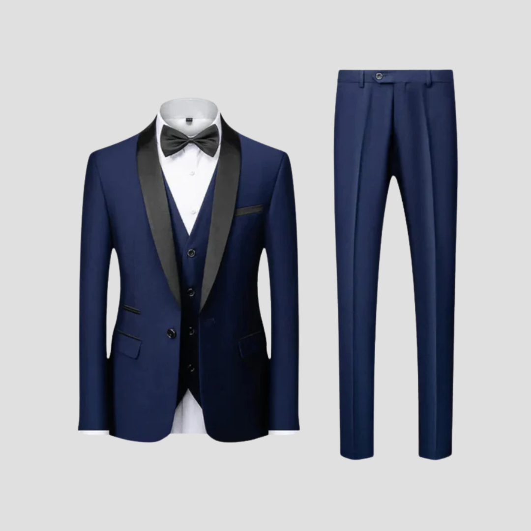 Men's Slim Fit 3-Piece Tuxedo Suit | Wedding and Prom