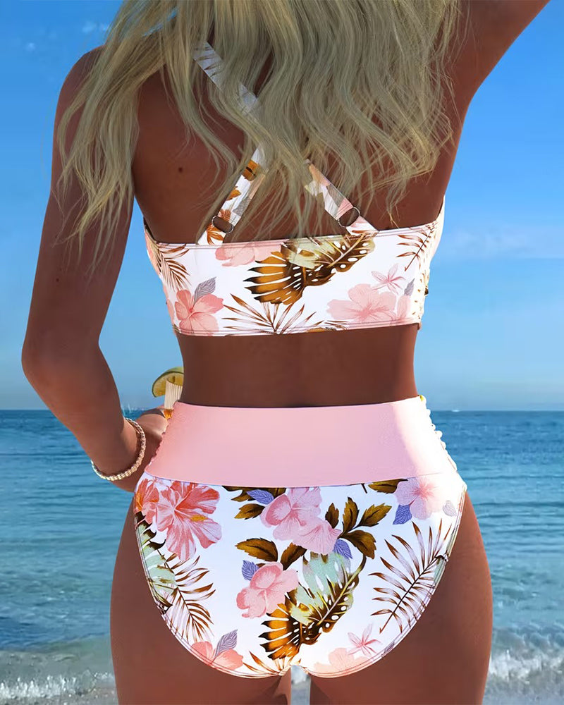 Women's Two-Piece Floral Bikini Set | Summer