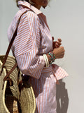 Long Women's Shirt Dress