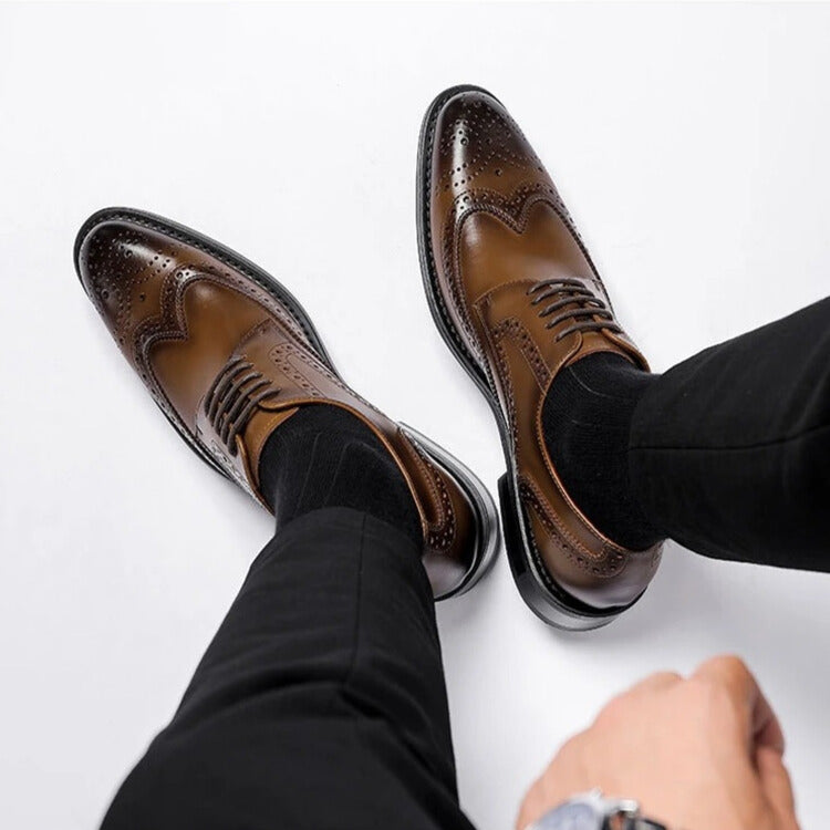 Men’s Formal Brogue Dress Shoes | Wingtip