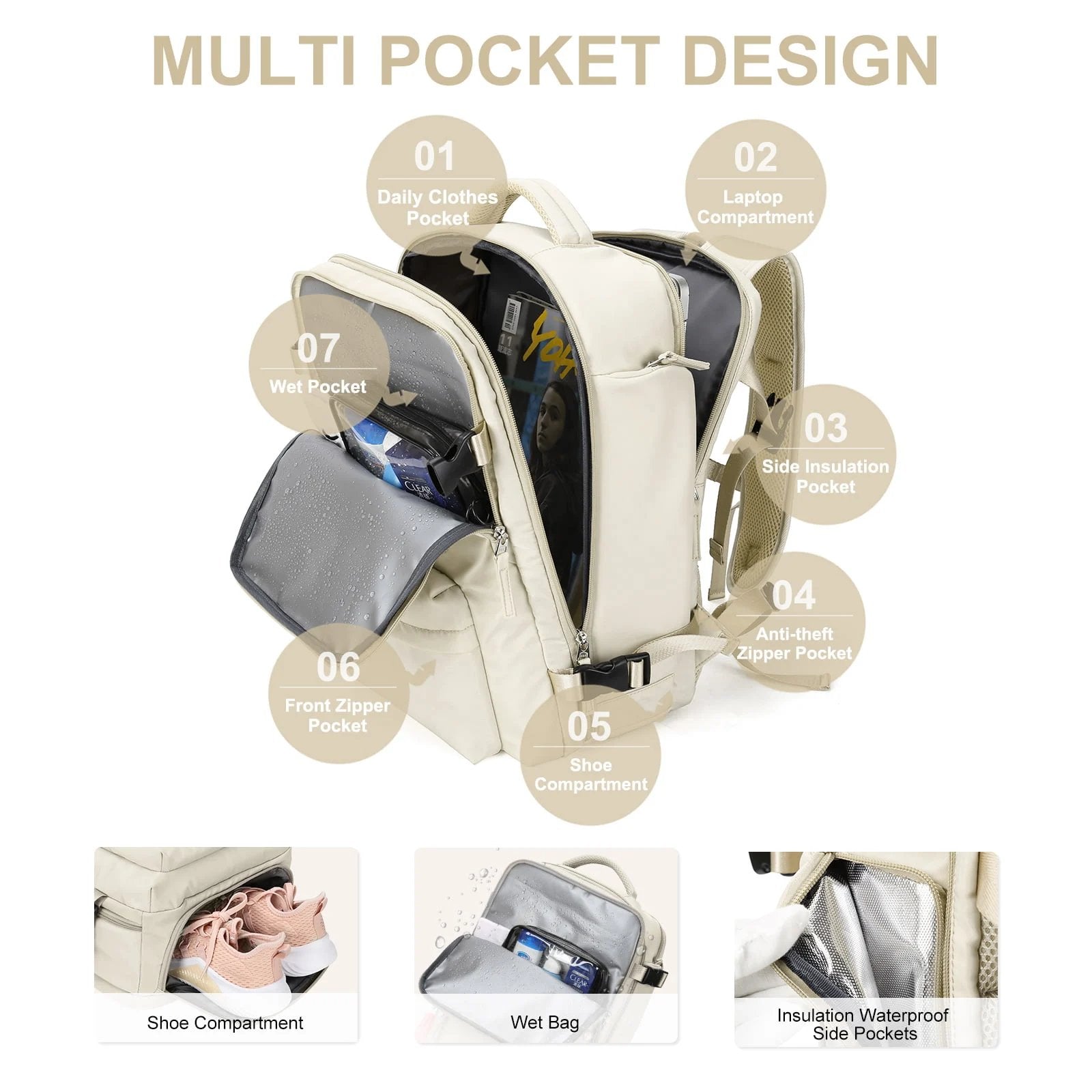 Large Women's Contemporary Backpack