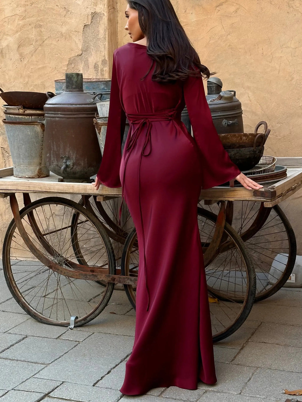Maxi Mermaid Style Dress for Wedding Guests