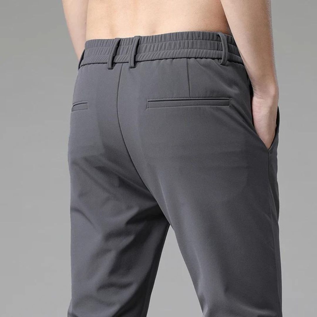 Men's Slim Fit Chino Pants for Business Casual Wear