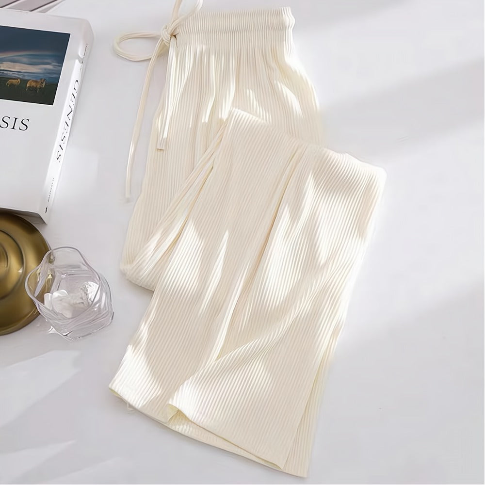 Pleated Wide Leg Pants for Women - Gianna