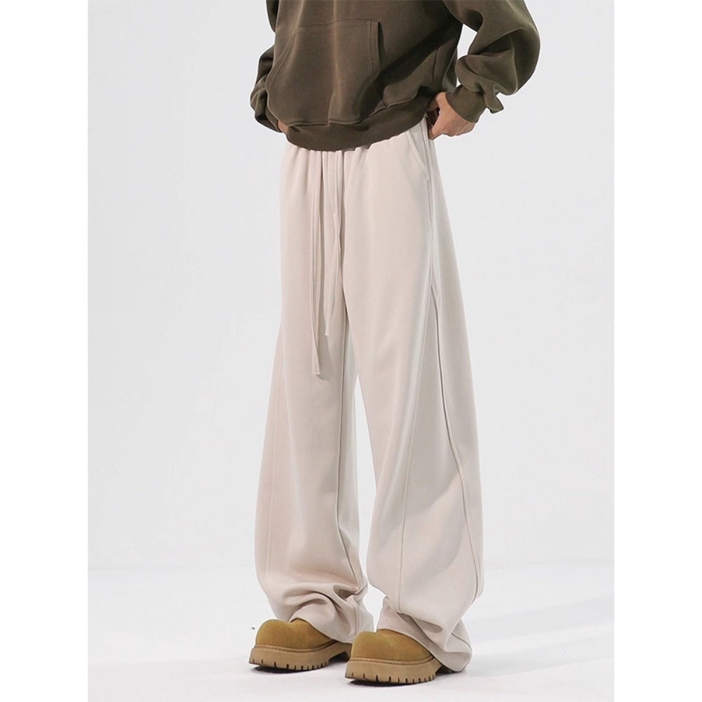 Wide Leg Drawstring Sweatpants for Men - Giovanna