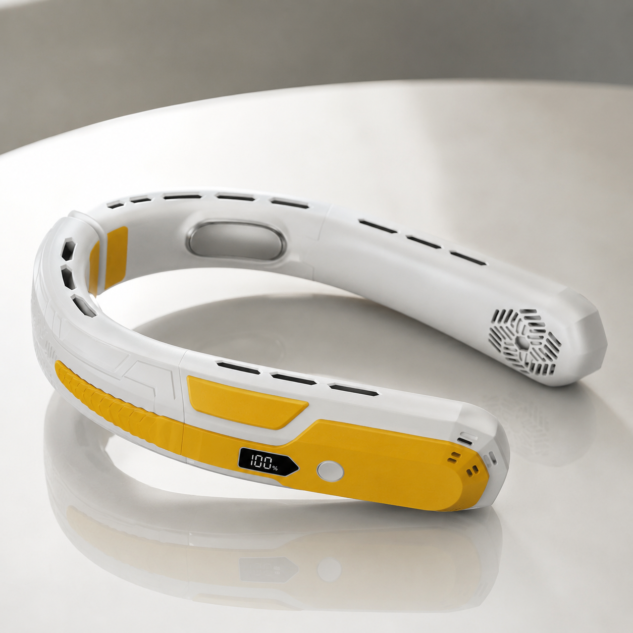 Portable Rechargeable Bladeless Neck Fan for Outdoor Activities