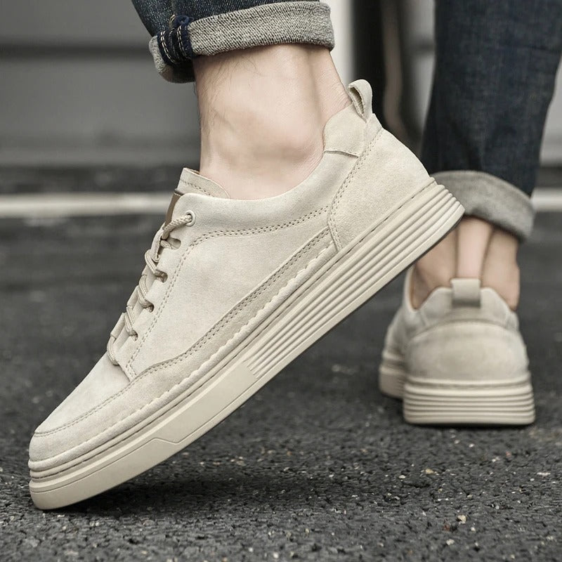 Men’s Casual Low-Top Walking Sneakers | Platform Sole