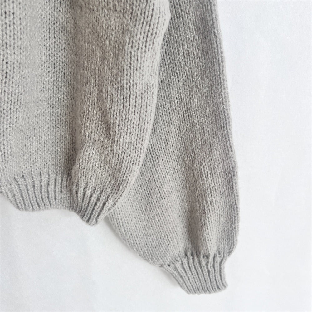 Knit Cardigan with Front Tie Closure for Women - Emma