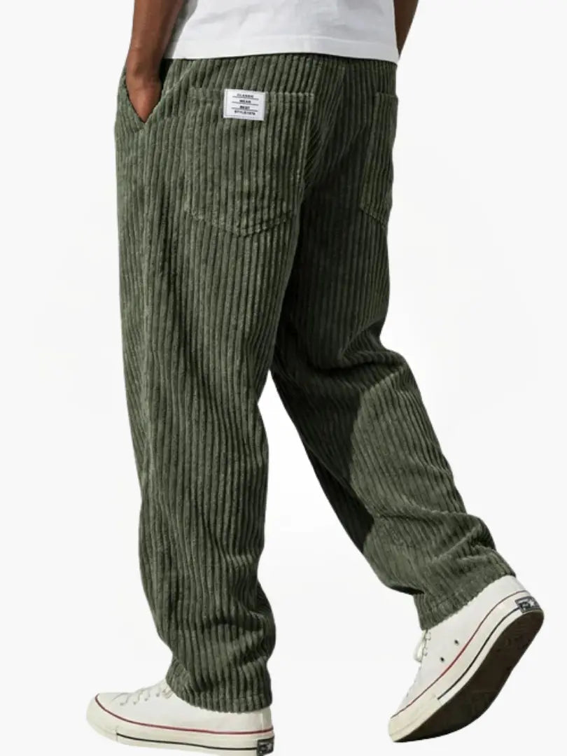 Men's Casual Streetwear Corduroy Trousers | Relaxed Fit
