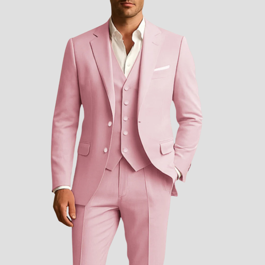 Men's Formal Three-Piece Suit Set | Slim Fit