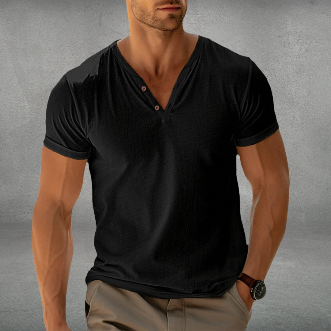 Men's Slim Fit Casual Short Sleeve Polo Shirt