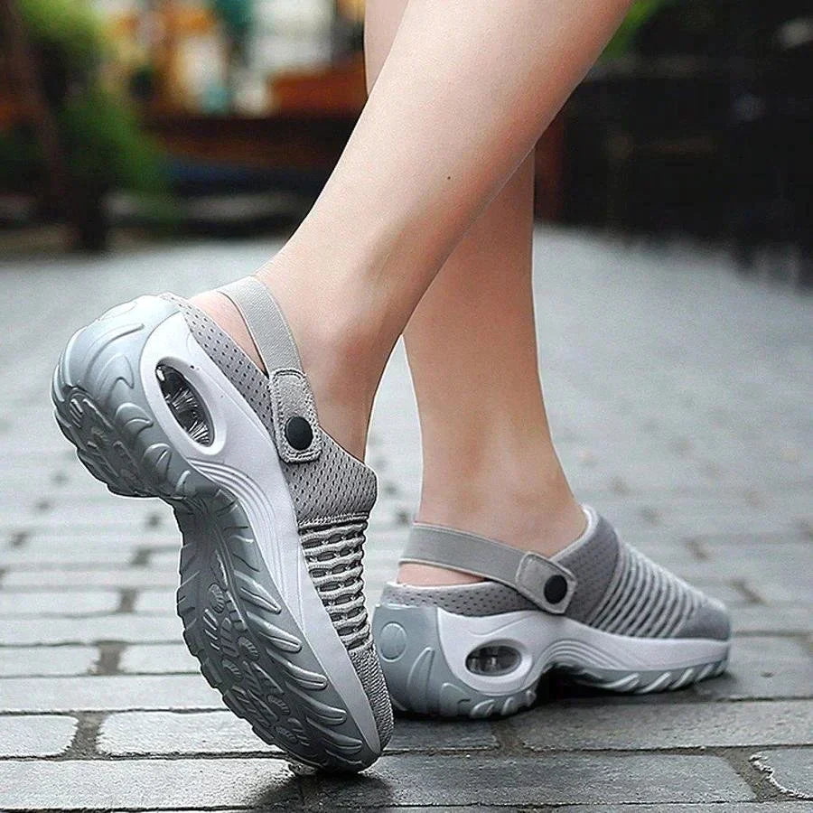 Women's Platform Slip-On Walking Sandals