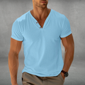Men's Slim Fit Casual Short Sleeve Polo Shirt
