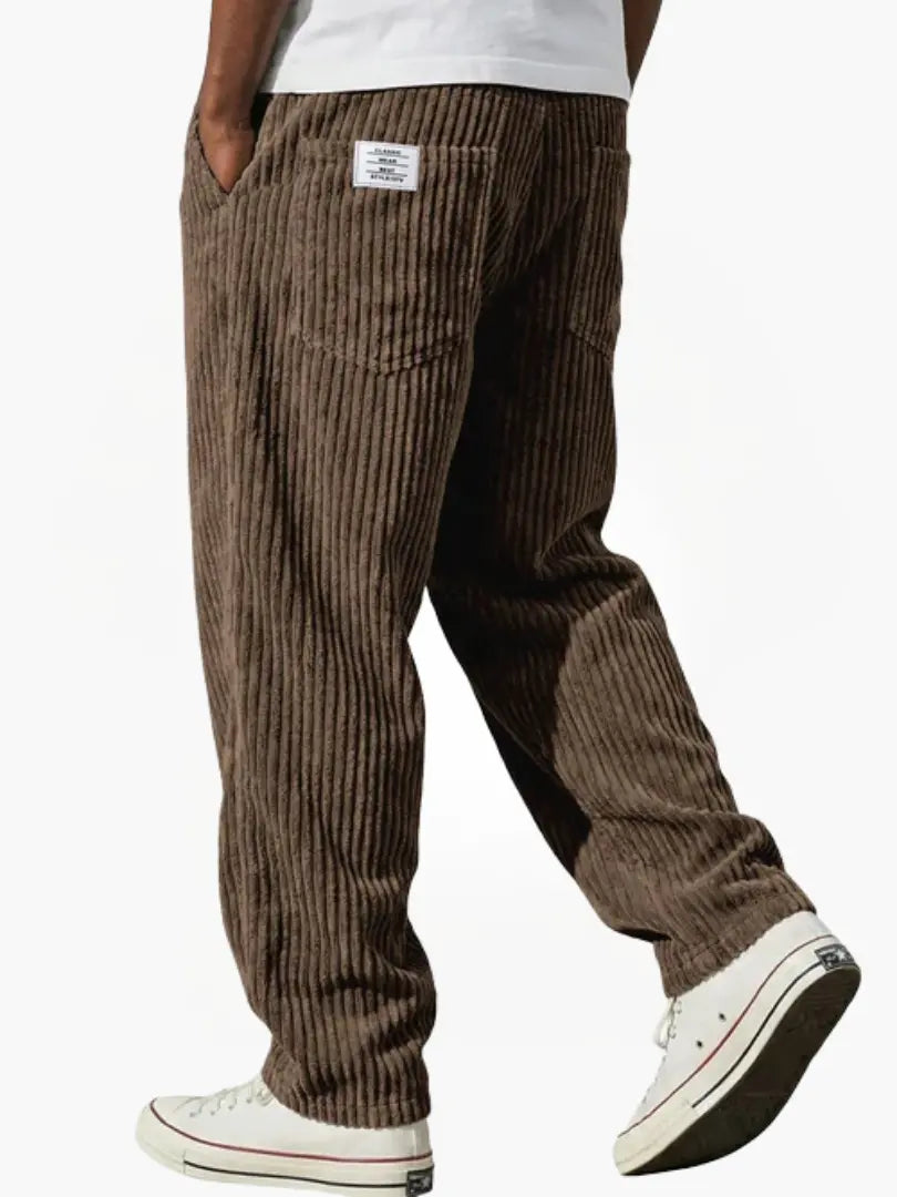 Men's Casual Streetwear Corduroy Trousers | Relaxed Fit