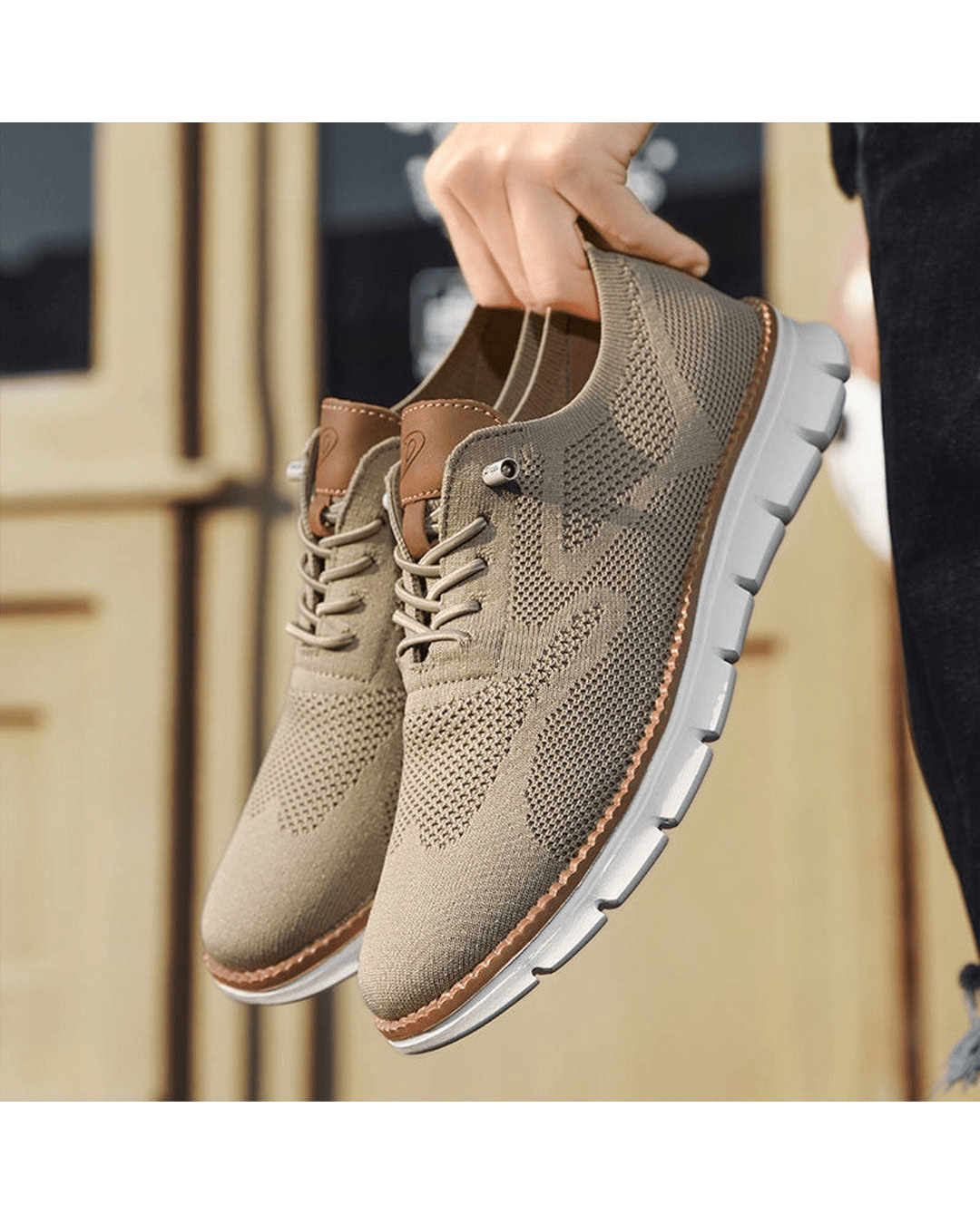 Men's Casual Lace-Up Sneakers | Walking