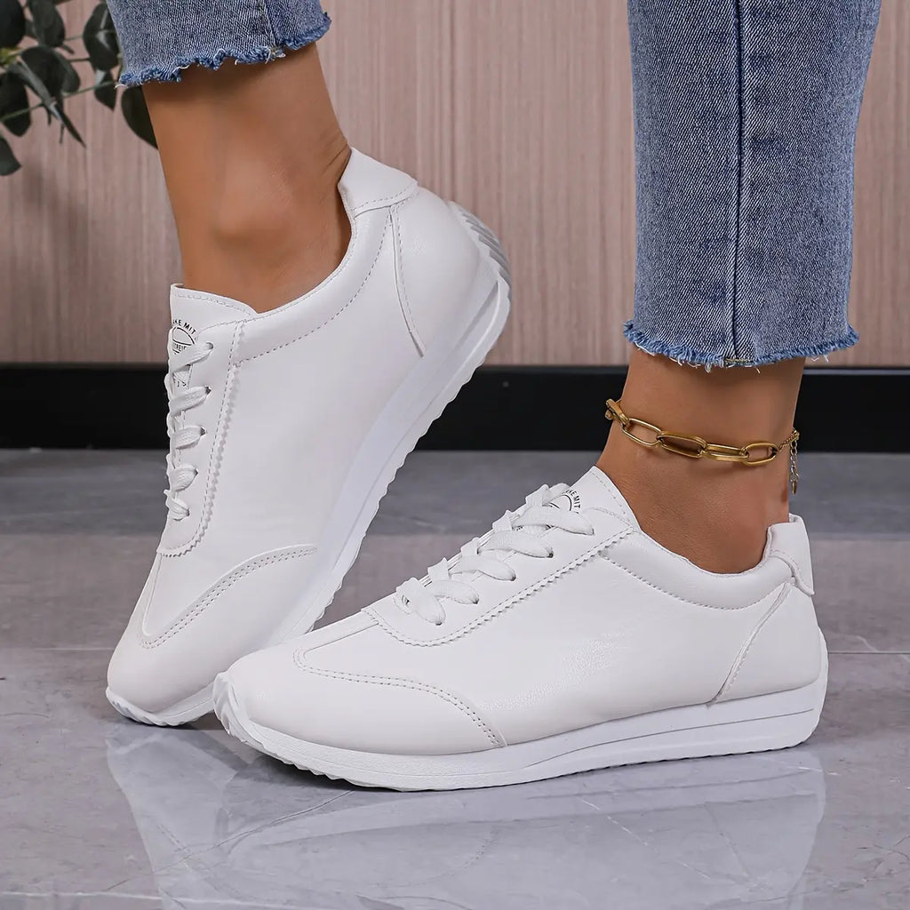 Women's Cozy White Sneakers