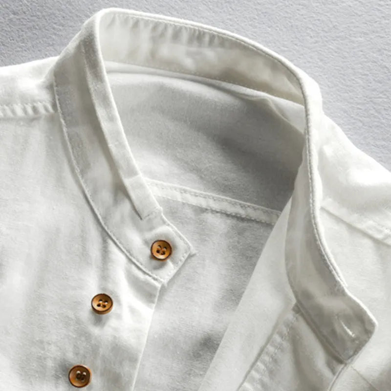 Men's Stylish Stand-Up Collar Shirt