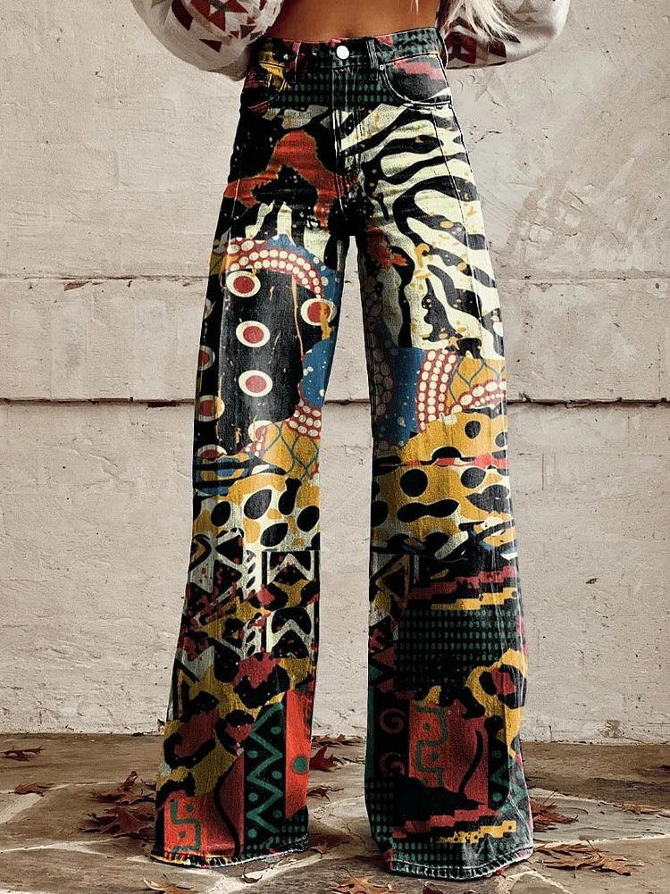 Women's High Waist Baggy Wide Leg Jeans