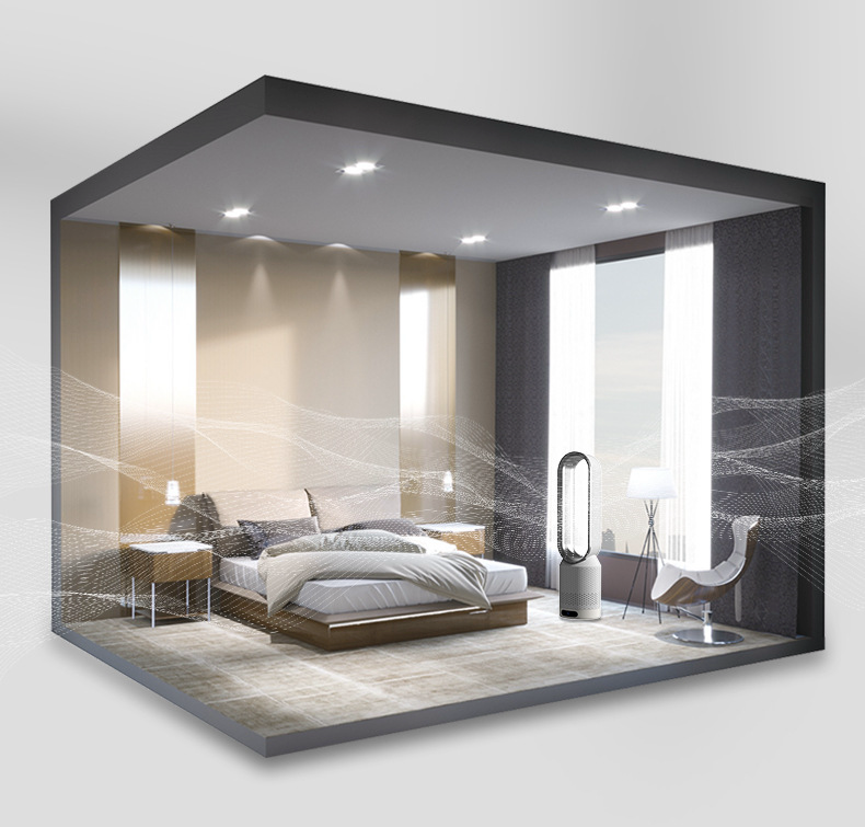 3-in-1 Air Cooler with Air Purification and Oscillation Function