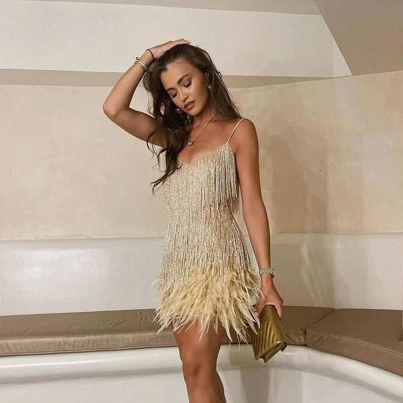 Women's Mini Evening Party Dress