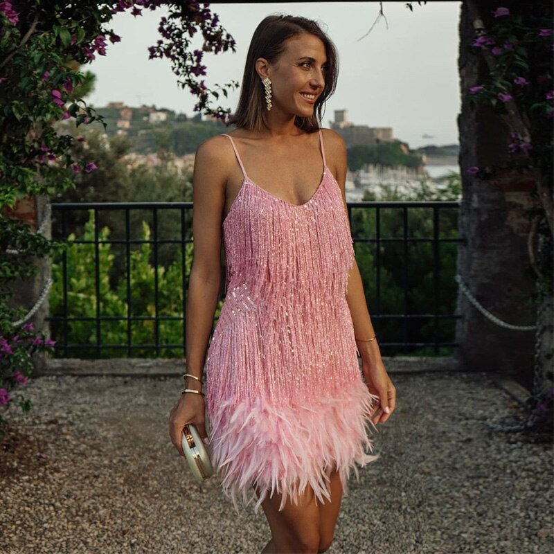 Women's Mini Evening Party Dress