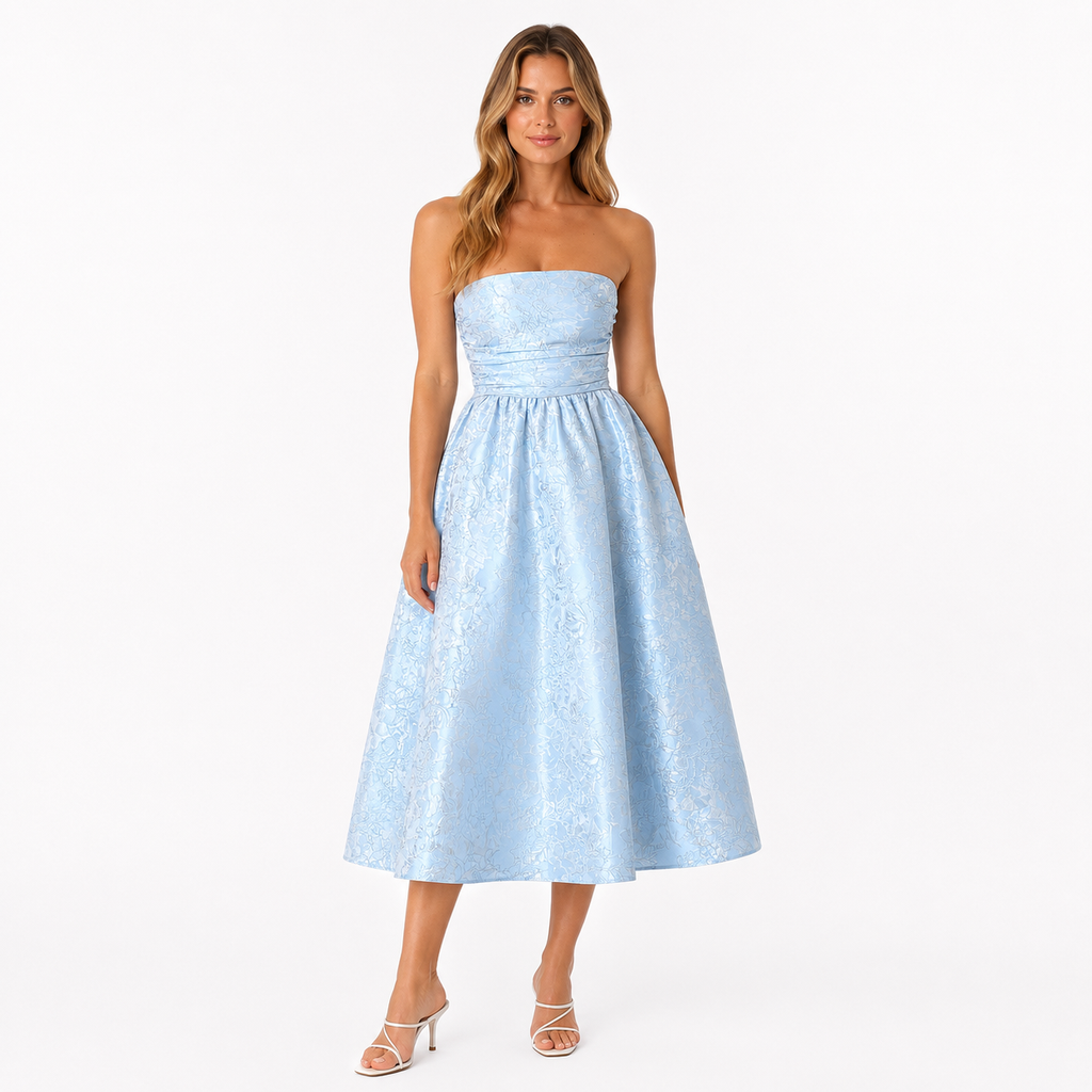 Blue Midi Dress