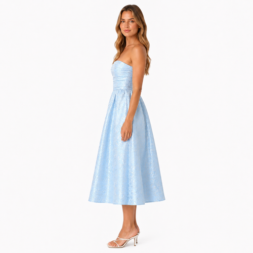 Blue Midi Dress