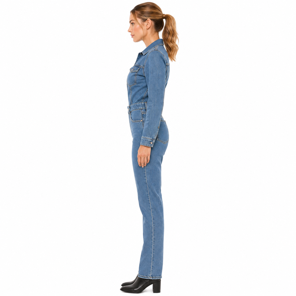 Casual Long Sleeve Jumpsuit for Women