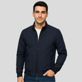 Men's Casual Full-Zip Bomber Jacket | Long Sleeve