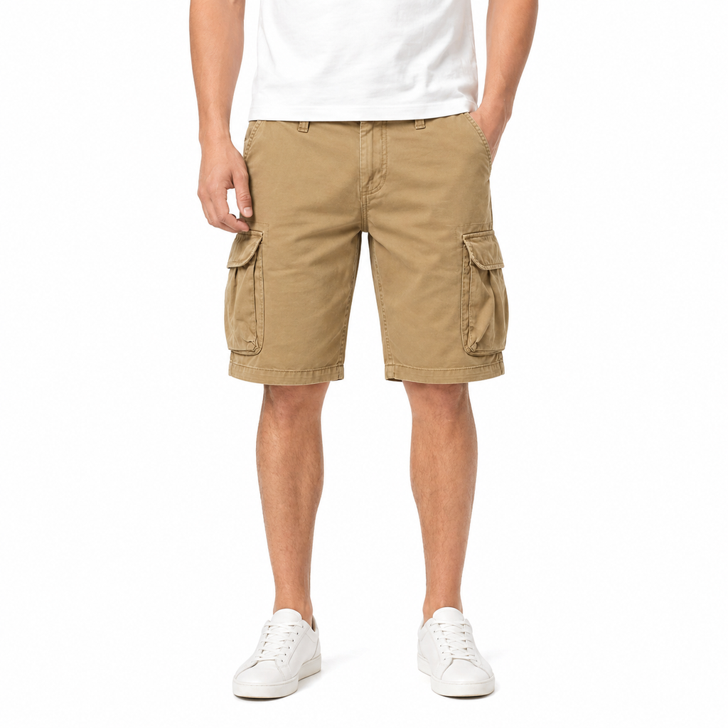 Men’s Casual Loose Fit Cargo Shorts | Multi-Pocket