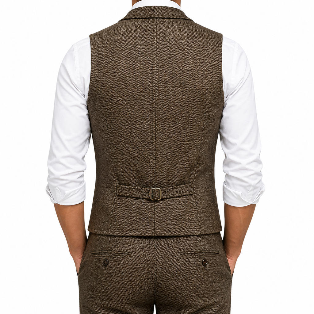 Men's Formal Notch Lapel Vest | Slim Fit