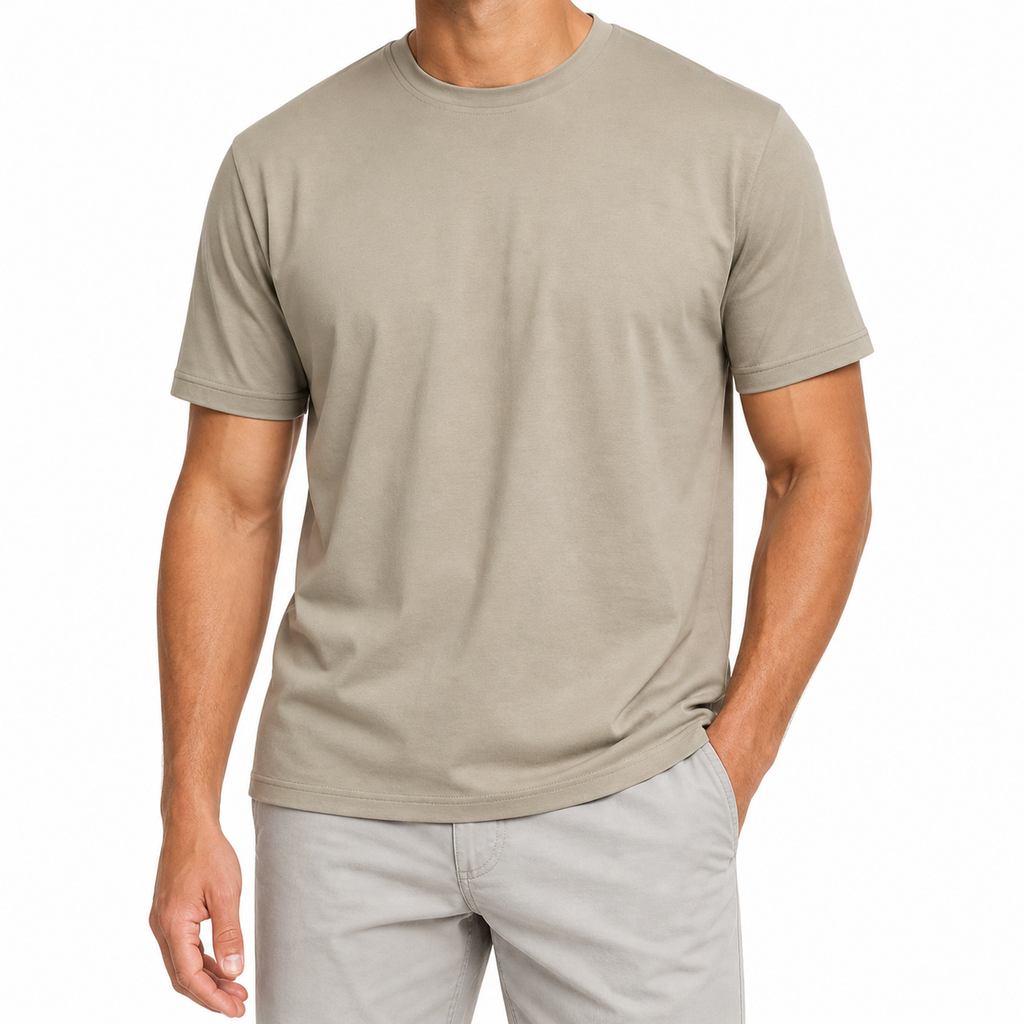 Men's Slim Fit Crew Neck T-Shirt | Short Sleeve