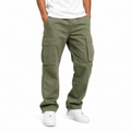 Men's Relaxed Fit Multi-Pocket Cargo Pants | Straight Leg