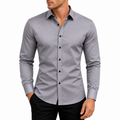 Men's Business Formal Wear Long Sleeve Shirt | Slim Fit