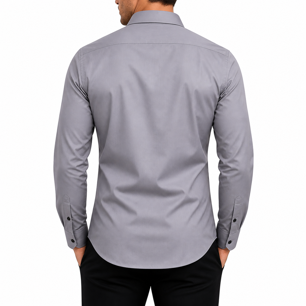 Men's Business Formal Wear Long Sleeve Shirt | Slim Fit
