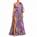 Women's One-Shoulder Floral Summer Dress | Maxi