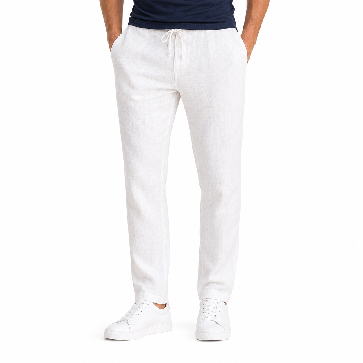 Men's Casual Summer Trouser | with Drawstring
