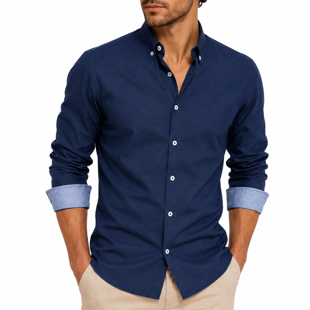 Men's Slim Fit Button-Down Shirt | Long Sleeve