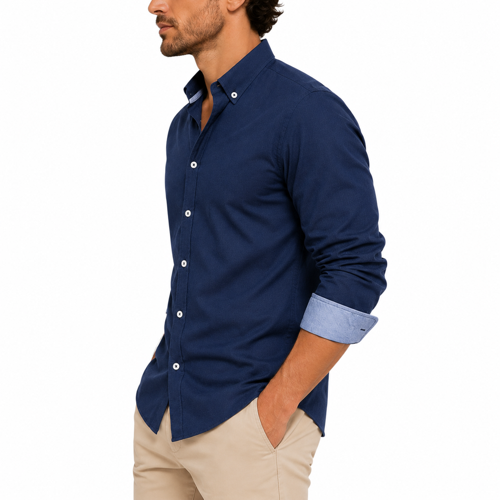 Men's Slim Fit Button-Down Shirt | Long Sleeve