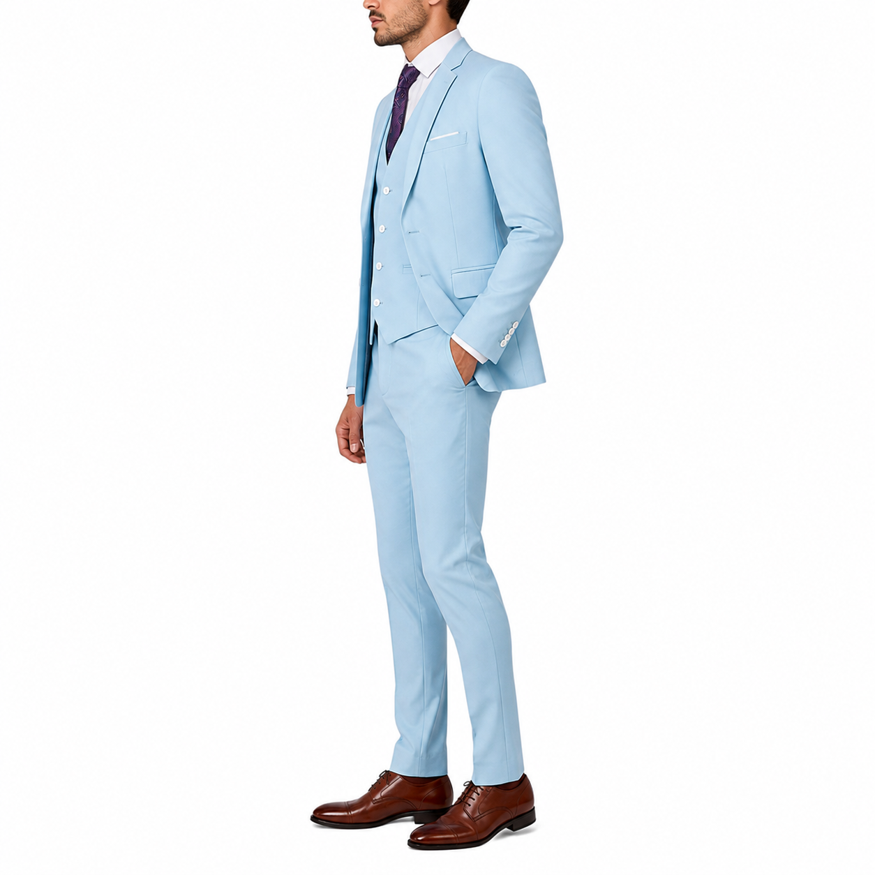 Men's Slim Fit Formal Suit | Three-Piece