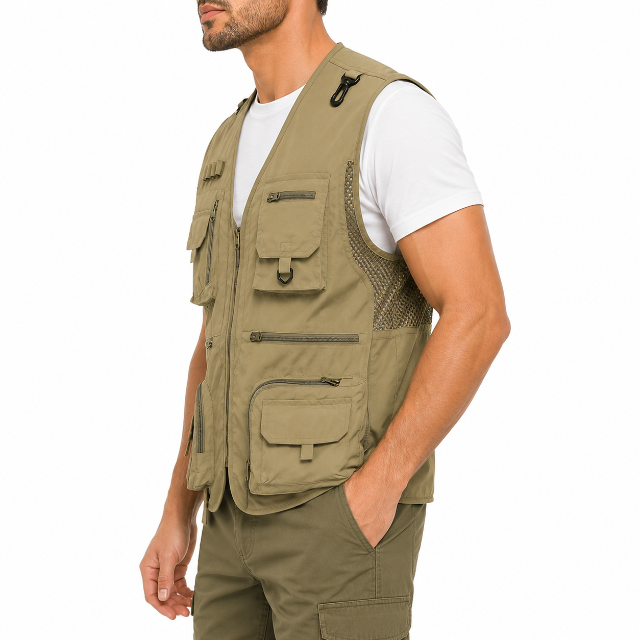 Men's Outdoor Tactical Hiking Vest | Multi-Pocket