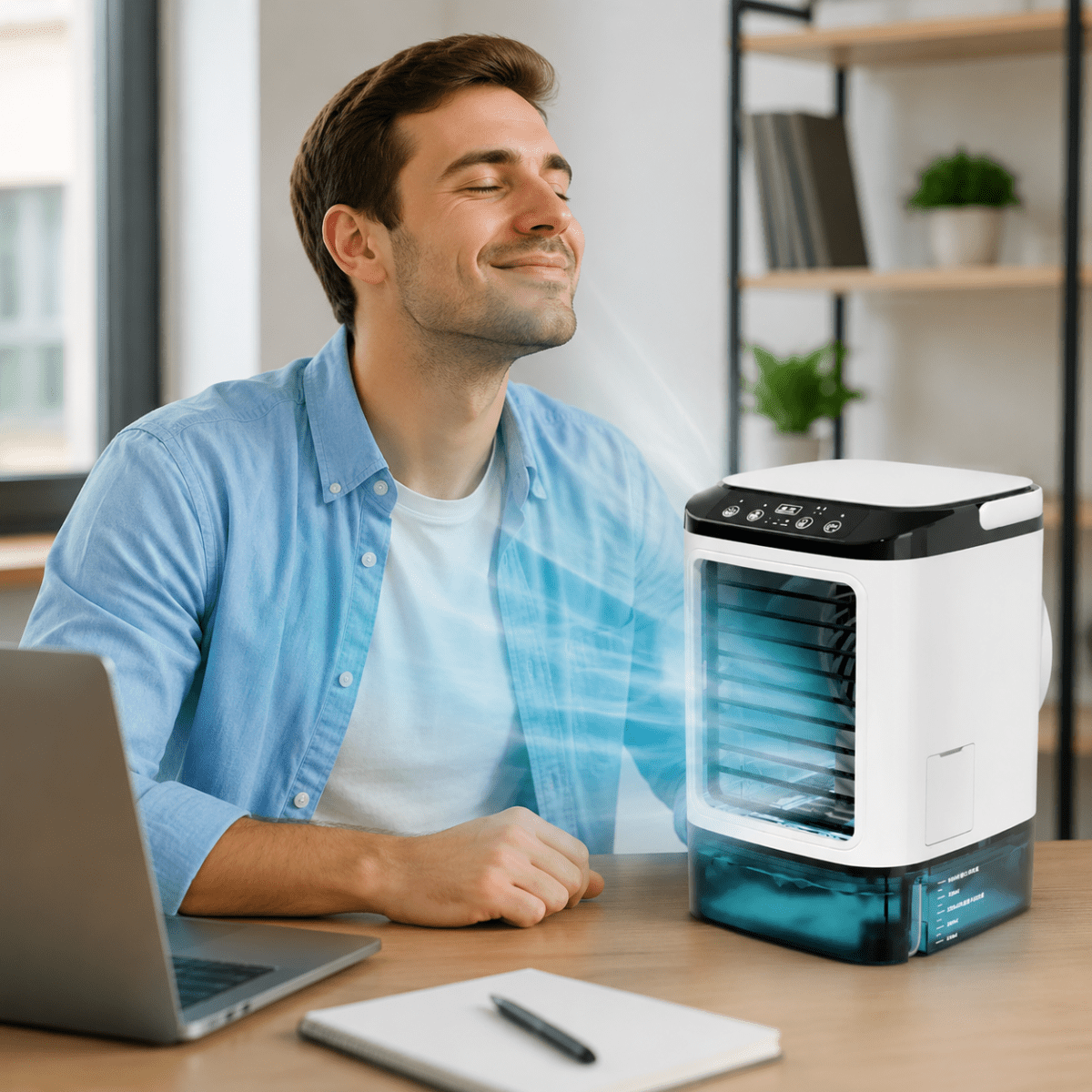 Portable Air Cooler for Refreshing Relief on Warm Days